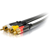C2G 1.5ft RapidRun RCA Composite Video and RCA Stereo Audio Flying Lead