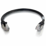 C2G 10ft Cat6a Snagless Shielded (STP) Ethernet Cable - Cat6a Network Patch Cable - Black