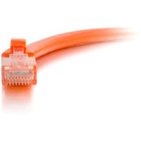 C2G 6in Cat6 Snagless Unshielded (UTP) Network Patch Cable - Orange