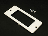 Wiremold 5507R 5500 Rectangle Receptacle Faceplate Fitting in Ivory