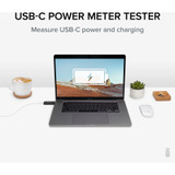 Plugable USB C Power Meter Tester for Monitoring USB-C Connections