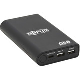 Tripp Lite Portable Charger 2x USB-A USB-C with PD Charging 10,050mAh Power Bank Lithium-Ion USB-IF Black
