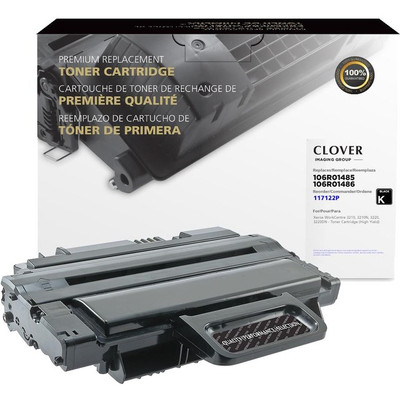 Clover Technologies Remanufactured High Yield Laser Toner Cartridge - Alternative for Xerox (106R01485, 106R01486) - Black Pack