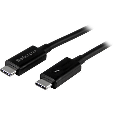 StarTech TBLT3MM1M 1m (3.3ft) Thunderbolt 3 Cable, 20Gbps, 100W PD, 4K Video, Thunderbolt-Certified, Compatible w/ TB4/USB 3.2/DisplayPort