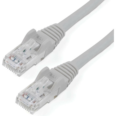 StarTech N6PATCH14GR 14ft CAT6 Ethernet Cable - Gray Snagless Gigabit - 100W PoE UTP 650MHz Category 6 Patch Cord UL Certified Wiring/TIA