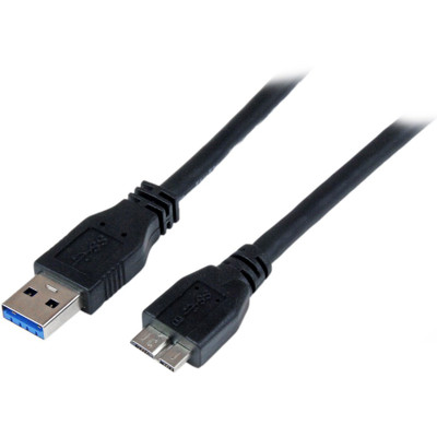 StarTech USB3CAUB1M 1m (3ft) Certified SuperSpeed USB 3.0 (5Gbps) A to Micro B Cable - M/M