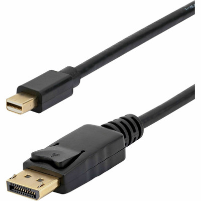 StarTech MDP2DPMM10 10ft (3m) Mini DisplayPort to DisplayPort 1.2 Cable, 4K x 2K mDP to DisplayPort Adapter Cable, Mini DP to DP Cable
