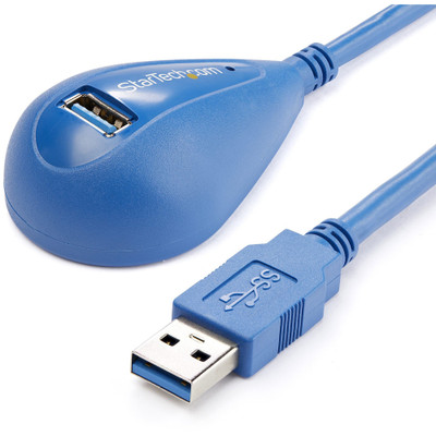 StarTech USB3SEXT5DSK 5 ft Desktop SuperSpeed USB 3.0 (5Gbps) Extension Cable - A to A M/F