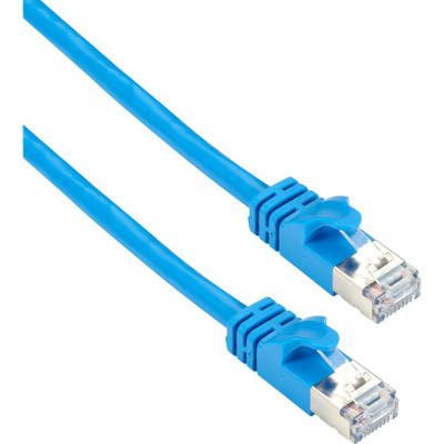 Black Box CAT6APCS-005-BL CAT6A 500-MHz STR Patch Cable Slim Molded Snagless Boot - F/UTP, CM PVC, BL, 5FT