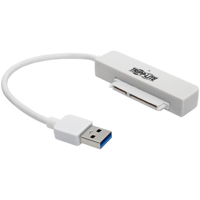 Tripp Lite U338-06N-SATA-W USB 3.0 SuperSpeed to SATA III Adapter Cable with UASP 2.5 in. SATA Hard Drives White