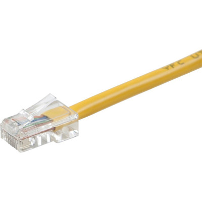 Monoprice 13180 ZEROboot Series Cat5e 24AWG UTP Ethernet Network Patch Cable, 50ft Yellow