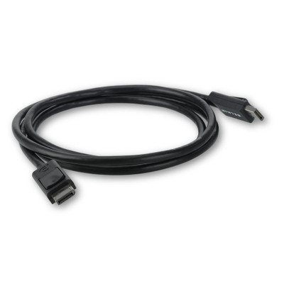 Belkin F2CD000B03-E 3ft DisplayPort Cable with Latches Video/Audio - DP 4K M/M - Black