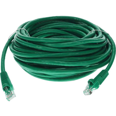 AddOn ADD-40FCAT6-GN 40ft RJ-45 (Male) to RJ-45 (Male) Straight Green Cat6 UTP PVC Copper Patch Cable