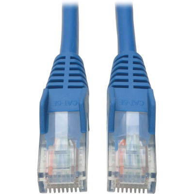 Tripp Lite N001-035-BL Cat5e 350 MHz Snagless Molded (UTP) Ethernet Cable (RJ45 M/M), PoE Blue 35 ft. (10.67 m)