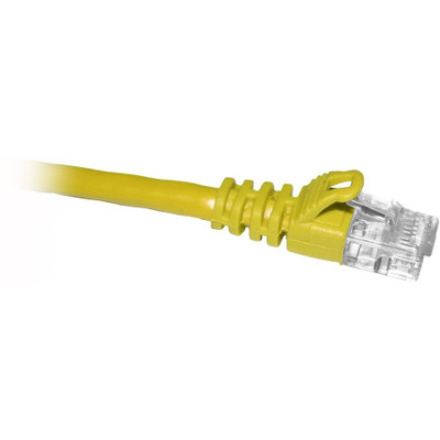 ENET C5E-YL-2-ENC Cat5e Yellow 2 Foot Patch Cable with Snagless Molded Boot (UTP) High-Quality Network Patch Cable RJ45 to RJ45 - 2Ft