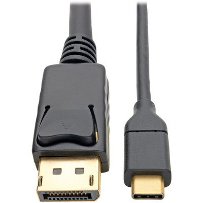 Tripp Lite U444-006-DP USB C to DisplayPort Adapter Converter Cable, 4K @ 60Hz, Thunderbolt 3, 6ft 6' USB Type C, USB-C, USB Type-C