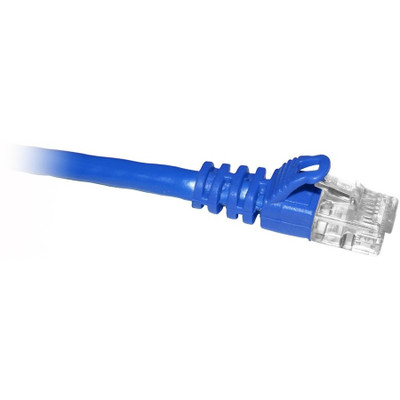ENET C5E-BL-8-ENC Cat5e Blue 8 Foot Patch Cable with Snagless Molded Boot (UTP) High-Quality Network Patch Cable RJ45 to RJ45 - 8Ft