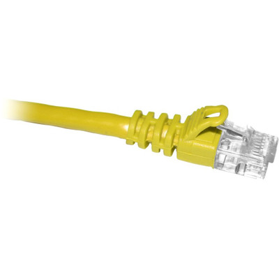 ENET C6-YL-10-ENC Cat6 Yellow 10 Foot Patch Cable with Snagless Molded Boot (UTP) High-Quality Network Patch Cable RJ45 to RJ45 - 10Ft