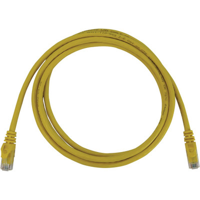 Tripp Lite N261-005-YW Cat6a 10G Snagless Molded UTP Ethernet Cable (RJ45 M/M), PoE, Yellow, 5 ft. (1.5 m)
