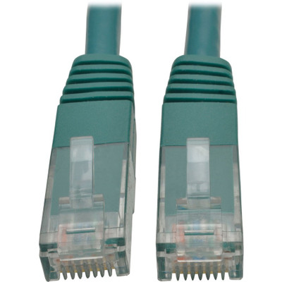 Tripp Lite N200-012-GN Cat6 Gigabit Molded (UTP) Ethernet Cable (RJ45 M/M) PoE Green 12 ft. (3.66 m)