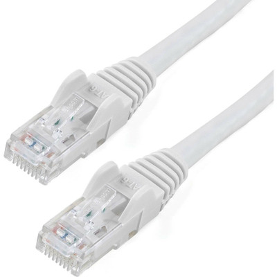 StarTech N6PATCH2WH 2ft CAT6 Ethernet Cable - White Snagless Gigabit - 100W PoE UTP 650MHz Category 6 Patch Cord UL Certified Wiring/TIA