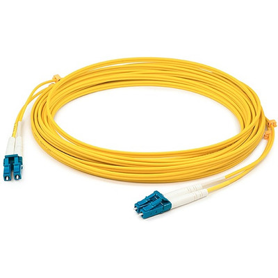 AddOn ADD-LCLC-50M6MMP-YW 50m LC (Male) to LC (Male) Yellow OM1 Duplex Plenum-Rated Fiber Patch Cable