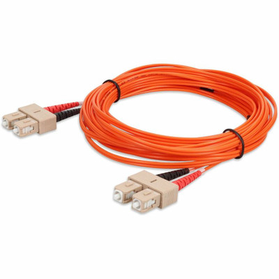 AddOn ADD-SC-SC-2M6MMF 2m SC (Male) to SC (Male) Orange OM1 Duplex Fiber OFNR (Riser-Rated) Patch Cable