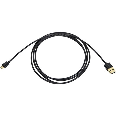 Monoprice 9762 Premium USB to Micro USB Charge & Sync Cable 6ft- Black
