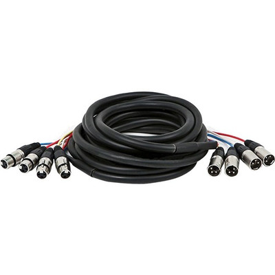 Monoprice 8767 20ft 4-Channel XLR Male to XLR Female Snake Cable