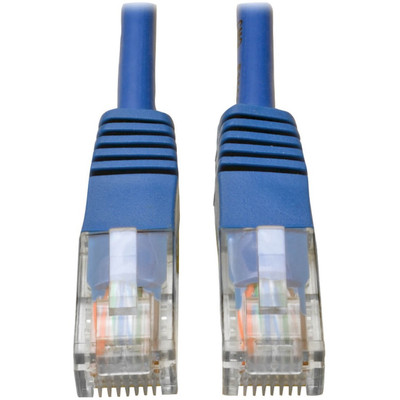 Tripp Lite N002-030-BL Cat5e 350 MHz Molded (UTP) Ethernet Cable (RJ45 M/M) PoE Blue 30 ft. (9.14 m)