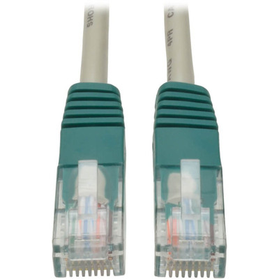 Tripp Lite N010-007-GY Cat5e 350 MHz Crossover Molded (UTP) Ethernet Cable (RJ45 M/M) PoE Gray 7 ft. (2.13 m)