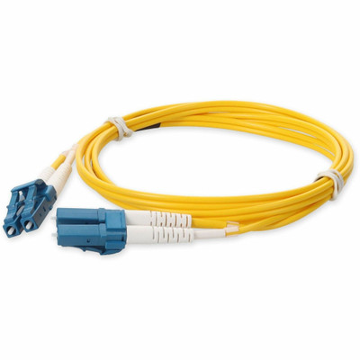 AddOn ADD-LC-LC-10M9SMFP 10m LC (Male) to LC (Male) Straight Yellow OS2 Duplex Plenum Fiber Patch Cable