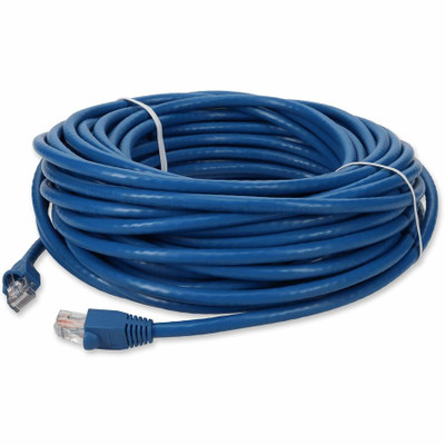 AddOn ADD-75FCAT6-BE 75ft RJ-45 (Male) to RJ-45 (Male) Straight Blue Cat6 UTP PVC Copper Patch Cable