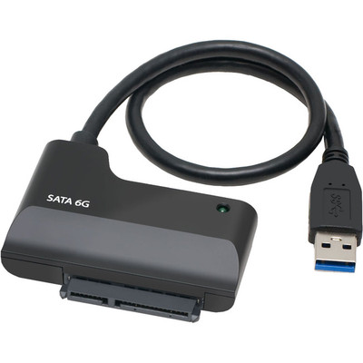 SYBA Multimedia SY-ADA20079 InfoZone SuperSpeed USB 3.0 to SATA III Device Adapter Cable with AC Adapter