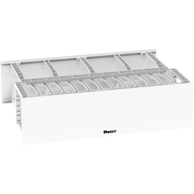 Panduit NM3WH NetManager HC Horizontal Dual Sided Manager - 3RU - White