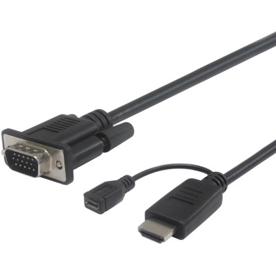 VisionTek 901218 HDMI to VGA 2M Active Cable (M/M)