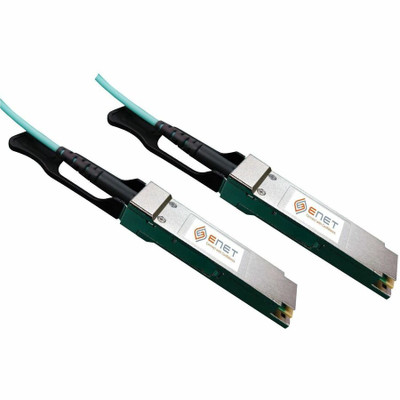 ENET MFS1S00-H007E-ENC MFS1S00-H007E Compatible TAA Compliant 200GBASE-AOC QSFP56 to QSFP56 InfiniBand HDR Active Optical Cable 850nm 7m (22.96 ft) LSZH