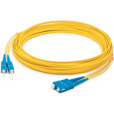 AddOn ADD-SC-SC-7M9SMF 7m SC (Male) to SC (Male) Yellow OS2 Duplex Fiber OFNR (Riser-Rated) Patch Cable