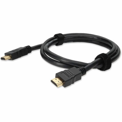 AddOn HDMIHSMM3-5PK 5PK 3ft HDMI 1.4 Male to HDMI 1.4 Male Black Cables Which Supports Ethernet Channel For Resolution Up to 4096x2160 (DCI 4K)