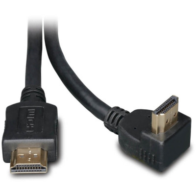 Tripp Lite P568-006-RA High-Speed HDMI Cable with 1 Right-Angle Connector Digital Video with Audio (M/M) 6 ft. (1.83 m)