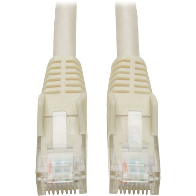 Tripp Lite N201-014-WH Cat6 Gigabit Snagless Molded (UTP) Ethernet Cable (RJ45 M/M) PoE White 14 ft. (4.27 m)