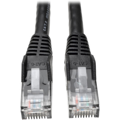Tripp Lite N201-005-BK50BP Cat6 Gigabit Snagless Molded (UTP) Ethernet Cable (RJ45 M/M) PoE Black 5 ft. (1.52 m) 50-Piece Bulk Pack