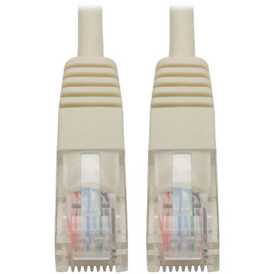 Tripp Lite N002-001-WH Cat5e 350 MHz Molded (UTP) Ethernet Cable (RJ45 M/M) PoE White 1 ft. (0.31 m)
