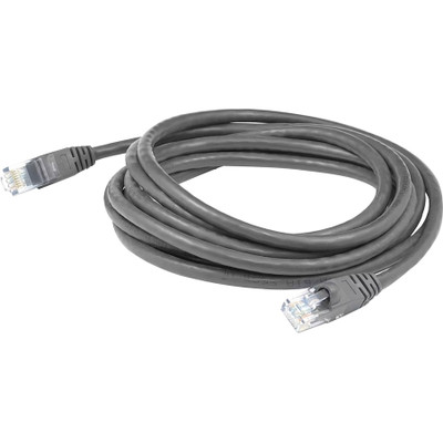 AddOn ADD-2FCAT6-GY 2ft RJ-45 (Male) to RJ-45 (Male) Straight Gray Cat6 UTP PVC Copper Patch Cable