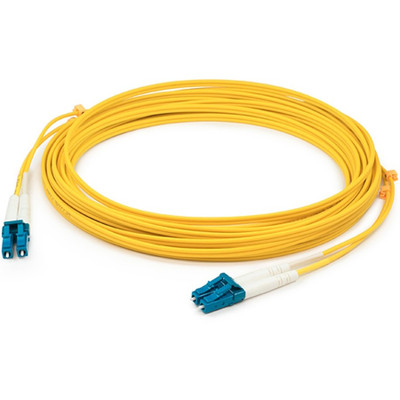 AddOn ADD-LC-LC-40M9SMF 40m LC (Male) to LC (Male) Yellow OS2 Duplex Fiber OFNR (Riser-Rated) Patch Cable