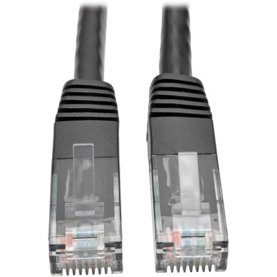 Tripp Lite N200-005-BK Cat6 Gigabit Molded (UTP) Ethernet Cable (RJ45 M/M) PoE Black 5 ft. (1.52 m)