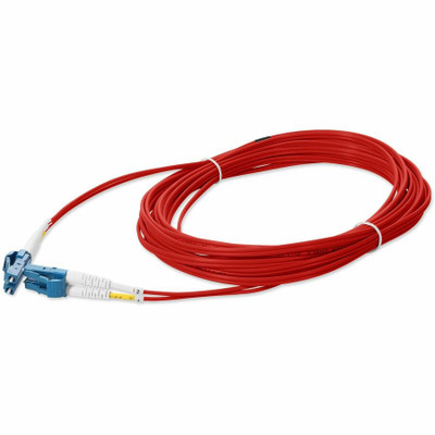 AddOn ADD-LC-LC-5M9SMF-RD 5m LC (Male) to LC (Male) Red OS2 Duplex Fiber OFNR (Riser-Rated) Patch Cable