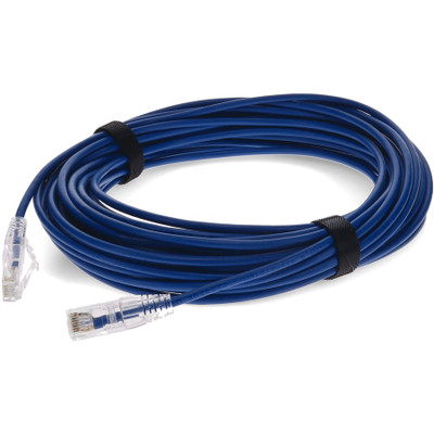 AddOn ADD-16FSLCAT6-BE 16ft RJ-45 (Male) to RJ-45 (Male) Straight Blue Cat6 UTP Copper Patch Cable