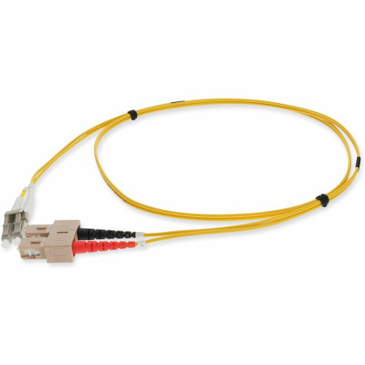 AddOn ADD-SC-LC-1M5OM4P-YW Fiber Optic Duplex Patch Network Cable