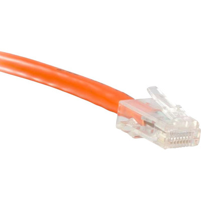 ENET C5E-OR-NB-50-ENC Cat5e Orange 50 Foot Non-Booted (No Boot) (UTP) High-Quality Network Patch Cable RJ45 to RJ45 - 50Ft